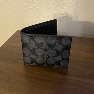 Coach Signature Canvas Wallet